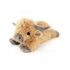 20" 4 Pounds Highland Cow Weighted Stuffed Animals Microwavable Heating Pad, Cut